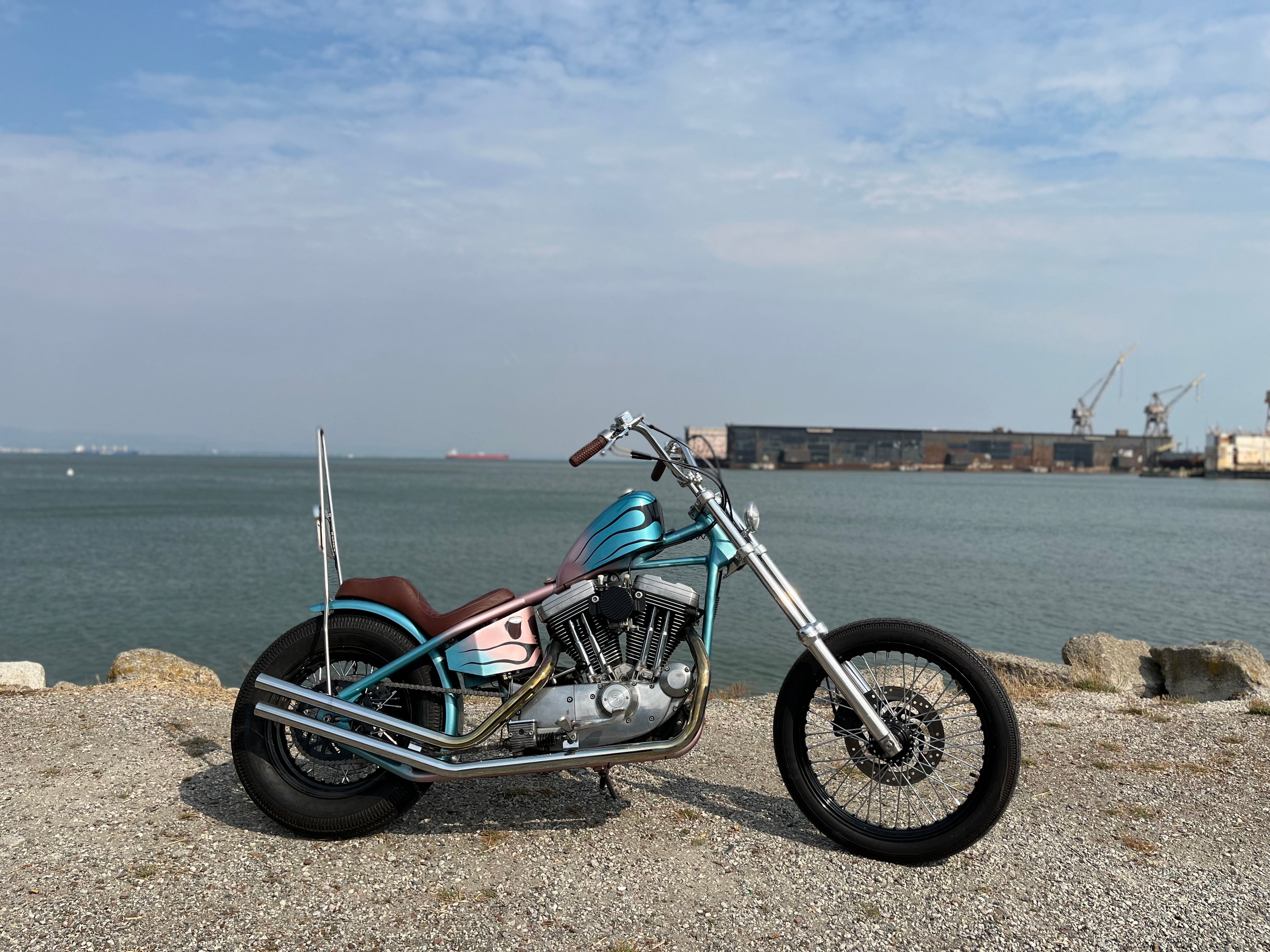 Evo Sportster Chopper Build 947 Works