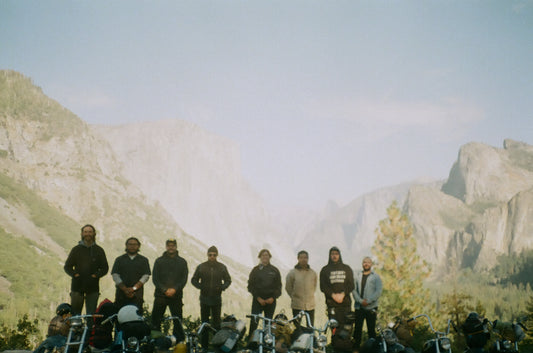 Riding Choppers to Yosemite National Park